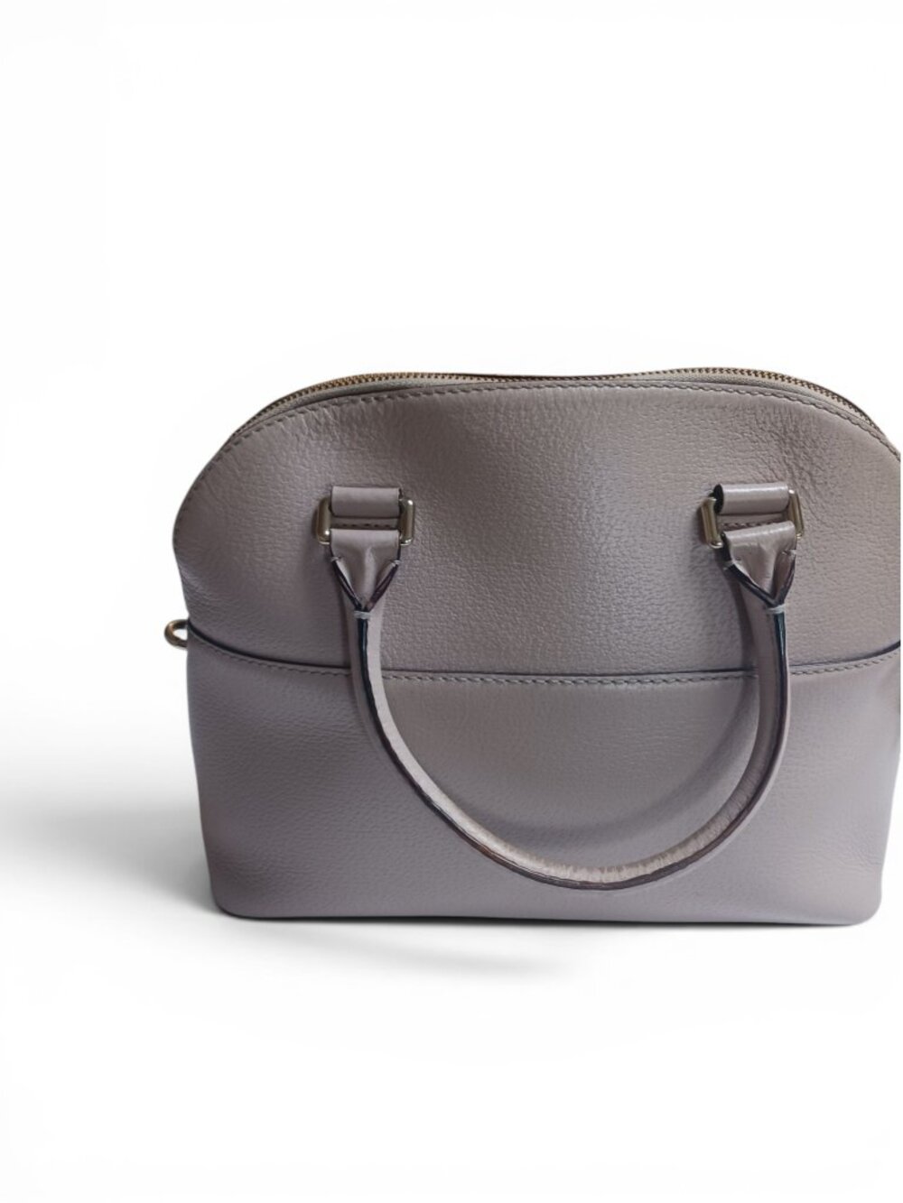 Kate Spade "Grove Street Carli" Pebbled Leather Satchel Crossbody– Warm Beige - Picture 4 of 16